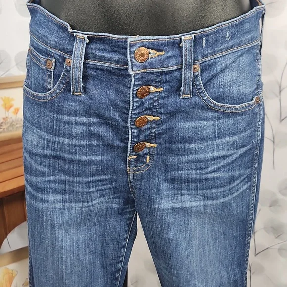 Madewell 10" High Riser Skinny Jeans - 25 - Picture 4 of 10